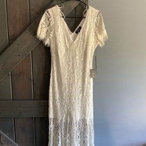 Lulus Dress Large White Dress